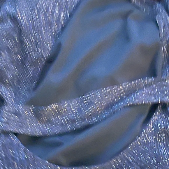 Beautiful dark blue long flowing dress - Picture 14 of 16